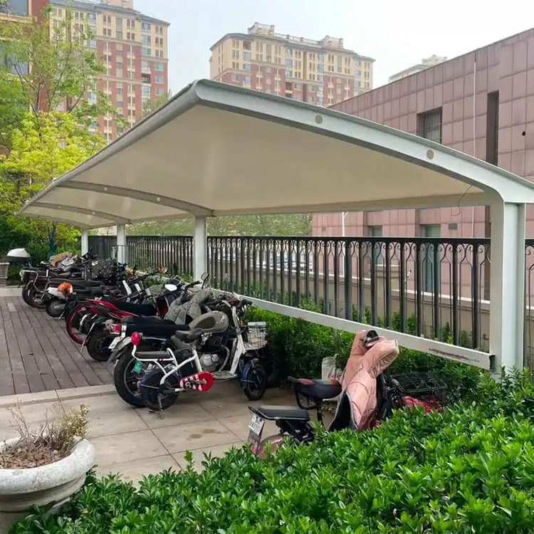 石棉县膜结构电动车棚